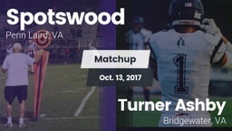 Matchup: Spotswood High vs. Turner Ashby  2017