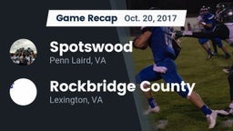 Recap: Spotswood  vs. Rockbridge County  2017