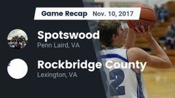 Recap: Spotswood  vs. Rockbridge County  2017