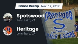Recap: Spotswood  vs. Heritage  2017