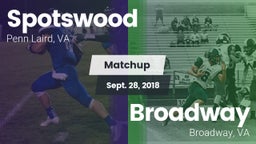 Matchup: Spotswood High vs. Broadway  2018