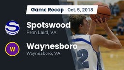 Recap: Spotswood  vs. Waynesboro  2018