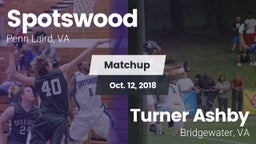 Matchup: Spotswood High vs. Turner Ashby  2018