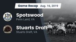 Recap: Spotswood  vs. Stuarts Draft  2019