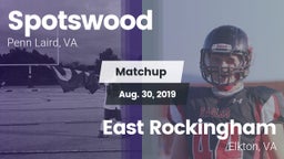 Matchup: Spotswood High vs. East Rockingham  2019