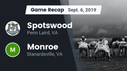 Recap: Spotswood  vs. Monroe  2019