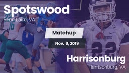 Matchup: Spotswood High vs. Harrisonburg  2019
