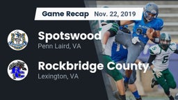 Recap: Spotswood  vs. Rockbridge County  2019