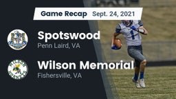 Recap: Spotswood  vs. Wilson Memorial  2021