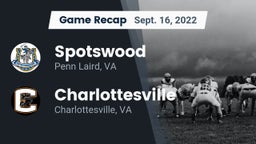 Recap: Spotswood  vs. Charlottesville  2022