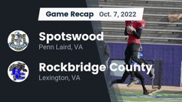 Recap: Spotswood  vs. Rockbridge County  2022