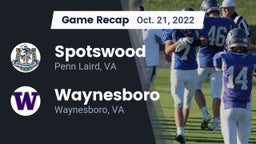 Recap: Spotswood  vs. Waynesboro  2022
