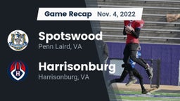 Recap: Spotswood  vs. Harrisonburg  2022