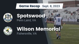 Recap: Spotswood  vs. Wilson Memorial  2023