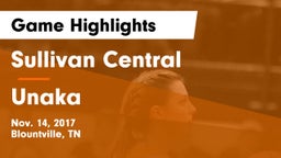 Sullivan Central  vs Unaka  Game Highlights - Nov. 14, 2017