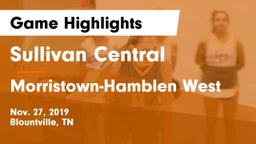 Sullivan Central  vs Morristown-Hamblen West  Game Highlights - Nov. 27, 2019