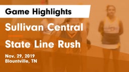 Sullivan Central  vs State Line Rush Game Highlights - Nov. 29, 2019