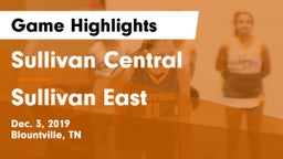 Sullivan Central  vs Sullivan East  Game Highlights - Dec. 3, 2019