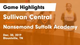 Sullivan Central  vs Nansemond Suffolk Academy Game Highlights - Dec. 30, 2019