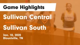 Sullivan Central  vs Sullivan South  Game Highlights - Jan. 10, 2020