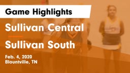 Sullivan Central  vs Sullivan South  Game Highlights - Feb. 4, 2020