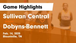 Sullivan Central  vs Dobyns-Bennett  Game Highlights - Feb. 14, 2020