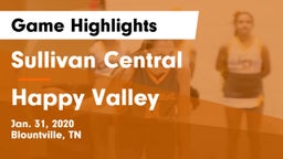 Sullivan Central  vs Happy Valley   Game Highlights - Jan. 31, 2020