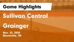 Sullivan Central  vs Grainger  Game Highlights - Nov. 23, 2020