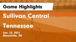 Sullivan Central  vs Tennessee  Game Highlights - Jan. 23, 2021