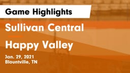 Sullivan Central  vs Happy Valley   Game Highlights - Jan. 29, 2021