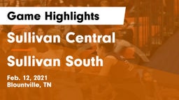 Sullivan Central  vs Sullivan South  Game Highlights - Feb. 12, 2021