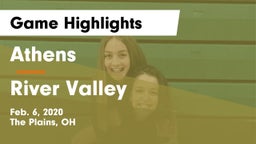 Athens  vs River Valley  Game Highlights - Feb. 6, 2020