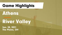 Athens  vs River Valley  Game Highlights - Jan. 28, 2021
