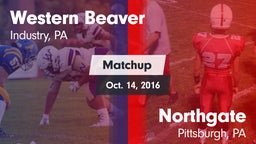 Matchup: Western Beaver High vs. Northgate  2016