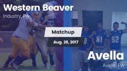 Matchup: Western Beaver High vs. Avella  2017