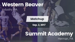 Matchup: Western Beaver High vs. Summit Academy  2017