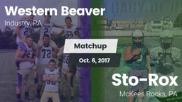 Matchup: Western Beaver High vs. Sto-Rox  2017