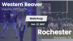 Matchup: Western Beaver High vs. Rochester  2017
