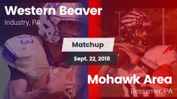 Matchup: Western Beaver High vs. Mohawk Area  2018