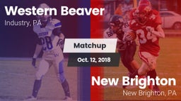 Matchup: Western Beaver High vs. New Brighton  2018