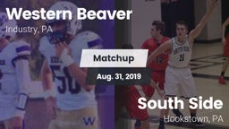 Matchup: Western Beaver High vs. South Side  2019