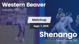 Matchup: Western Beaver High vs. Shenango  2019