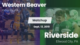 Matchup: Western Beaver High vs. Riverside  2019