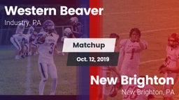Matchup: Western Beaver High vs. New Brighton  2019