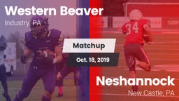 Matchup: Western Beaver High vs. Neshannock  2019