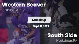 Matchup: Western Beaver High vs. South Side  2020