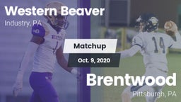 Matchup: Western Beaver High vs. Brentwood  2020