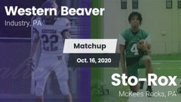 Matchup: Western Beaver High vs. Sto-Rox  2020