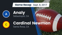 Recap: Analy  vs. Cardinal Newman  2017