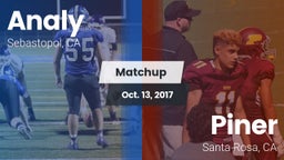Matchup: Analy  vs. Piner   2017